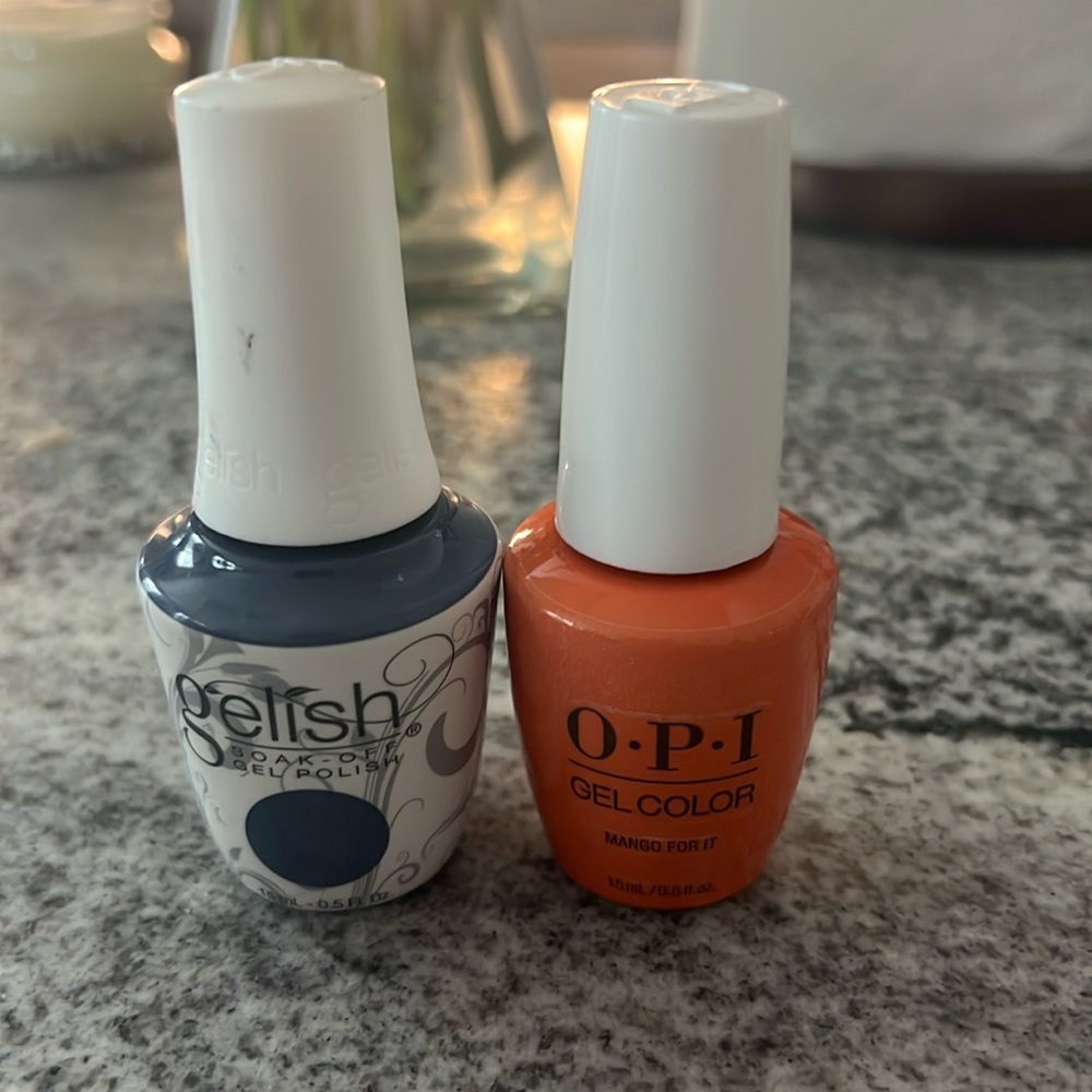 New OPI AND GELISH GEL POLISH. Never opened.